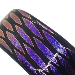 Purple & Black Geometric Bracelet